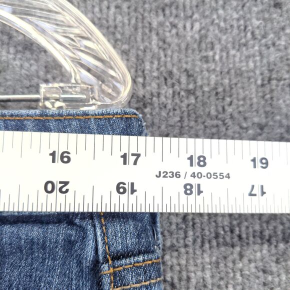 Levi's Women's Signature Jeans Blue 14 Long Low Rise Bootcut Denim Pockets - Picture 11 of 12